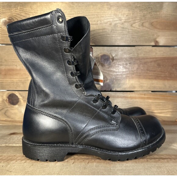 Mens Size 10.5 Corcoran Black Leather 1525 Field Jump  Black Leather Boots USA main image 12